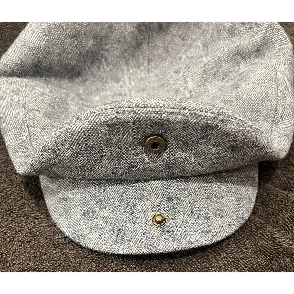 Bailey of Hollywood Flat Cap XL 61cm Gray Plaid Ivy Driving Golf Wool Blend Hat